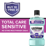 Buy 10 Take 3 - Listerine Total Care Sensitive Mouthwash 250ml