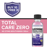 Buy 10 Take 3 - Listerine Total Care Zero Mouthwash 100ml