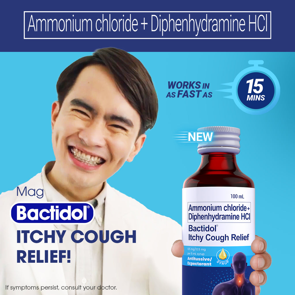 Bactidol Itchy Cough Relief 50ml x 48 Health Care Essentials