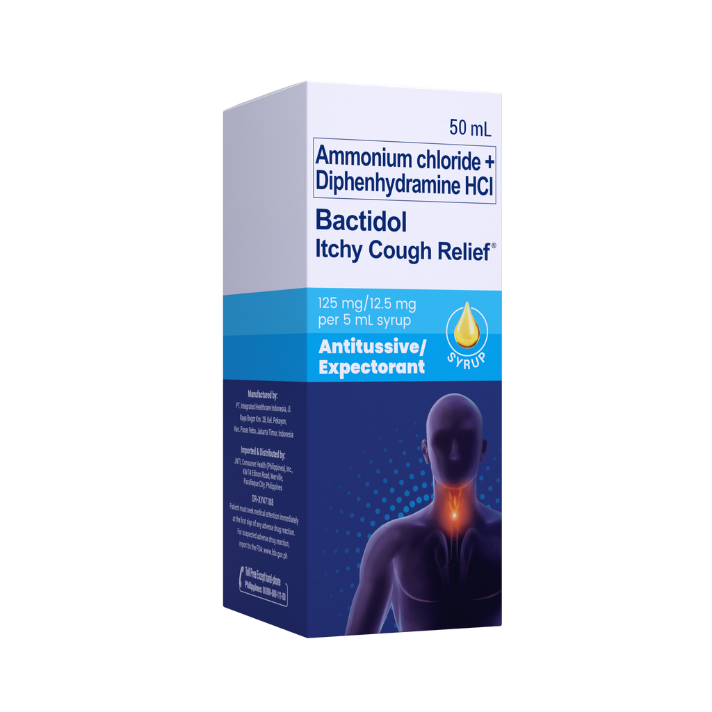 Buy 10 Take 3 - Bactidol Itchy Cough Relief 50ml – Health Care Essentials
