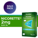Nicorette Menthol Mint Gum 2 mg 15s