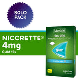 Nicorette Menthol Mint Gum 4mg 15s