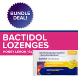 Buy 10 Take 3 - Bactidol Extra Soothing Lozenges Honey Lemon 16s