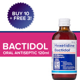 Buy 10 Take 3 - Bactidol Oral Antiseptic Mouthwash 120ml